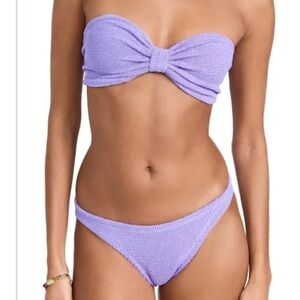 Hunza G Jean bikini lavender purple - one size
